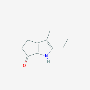 2-Ethyl-3-methyl-4,5-dihydrocyclopenta[b]pyrrol-6(1H)-one