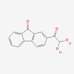 2-(Dihydroxyacetyl)-9H-fluoren-9-one