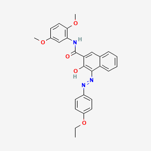 2-Naphthalenecarboxamide, N-(2,5-dimethoxyphenyl)-4-[(4-ethoxyphenyl)azo]-3-hydroxy-