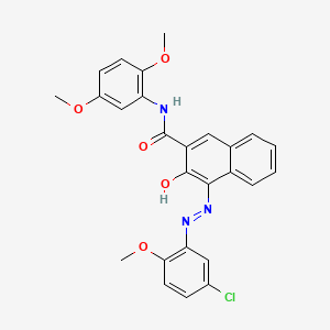 2-Naphthalenecarboxamide, 4-((5-chloro-2-methoxyphenyl)azo)-N-(2,5-dimethoxyphenyl)-3-hydroxy-