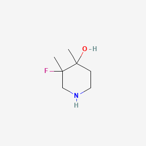 3-fluoro-3,4-dimethyl-4-Piperidinol