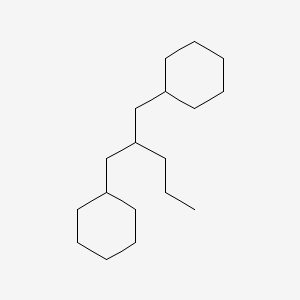 Cyclohexane, 1,1'-(2-propyl-1,3-propanediyl)bis-