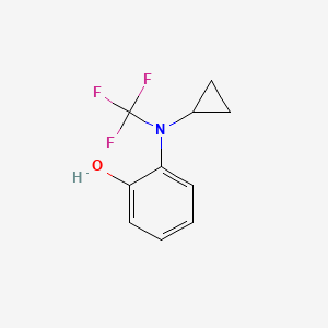 2-(Cyclopropyl(trifluoromethyl)amino)phenol