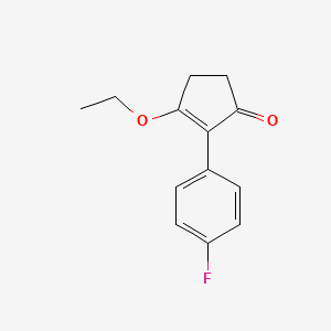 3-Ethoxy-2-(4-fluoro-phenyl)-cyclopent-2-enone