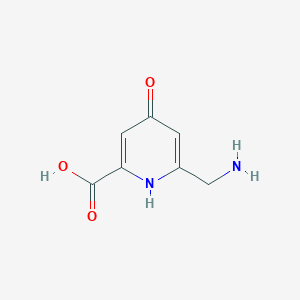 6-(Aminomethyl)-4-oxo-1,4-dihydropyridine-2-carboxylic acid