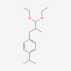 Benzene, 1-(3,3-diethoxy-2-methylpropyl)-4-(1-methylethyl)-