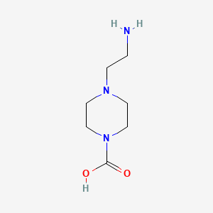 4-(2-Aminoethyl)piperazine-1-carboxylic acid