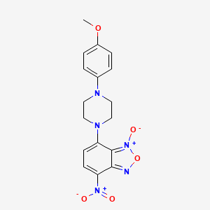 Benzofurazan, 4-(4-(4-methoxyphenyl)-1-piperazinyl)-7-nitro-, 3-oxide