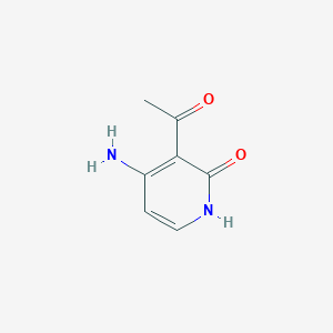 1-(4-Amino-2-hydroxypyridin-3-YL)ethanone