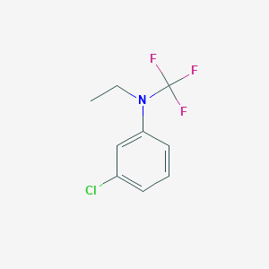 3-chloro-N-ethyl-N-(trifluoromethyl)aniline