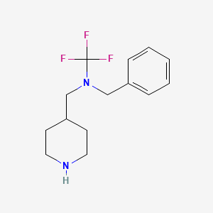 N-benzyl-1,1,1-trifluoro-N-(piperidin-4-ylmethyl)methanamine