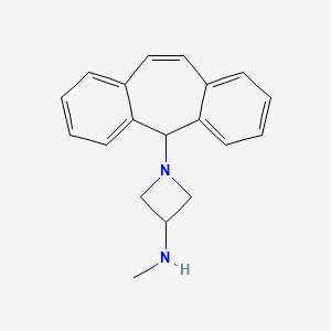 N-methyl-1-(2-tricyclo[9.4.0.03,8]pentadeca-1(15),3,5,7,9,11,13-heptaenyl)azetidin-3-amine