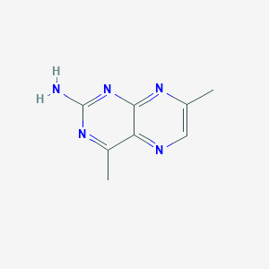 molecular formula C8H9N5 B15368380 4,7-Dimethylpteridin-2-amine CAS No. 90223-57-7