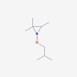 molecular formula C9H19NO B15368396 2,2,3-Trimethyl-1-(2-methylpropoxy)aziridine CAS No. 343865-13-4