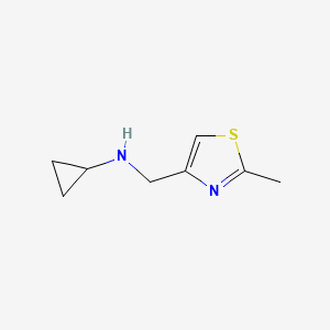 N-((2-methylthiazol-4-yl)methyl)cyclopropanamine