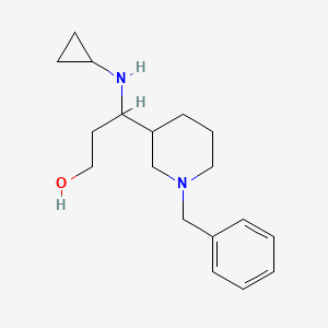 3-(1-Benzylpiperidin-3-yl)-3-(cyclopropylamino)propan-1-ol