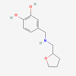 4-{[(Tetrahydrofuran-2-ylmethyl)amino]methyl}benzene-1,2-diol