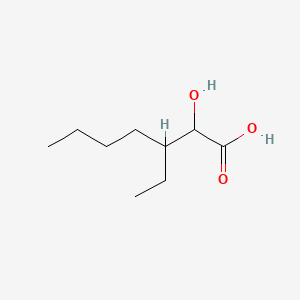 3-Ethyl-2-hydroxyheptanoic acid