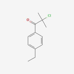 2-Chloro-1-(4-ethylphenyl)-2-methyl-1-propanone