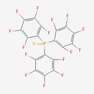 Phosphine sulfide, tris(pentafluorophenyl)-