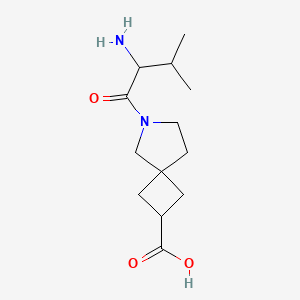 6-(2-Amino-3-methylbutanoyl)-6-azaspiro[3.4]octane-2-carboxylic acid