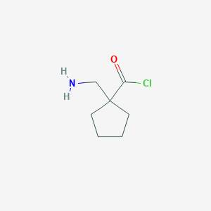 1-(Aminomethyl)cyclopentane-1-carbonyl chloride