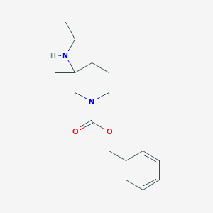 Benzyl 3-(ethylamino)-3-methylpiperidine-1-carboxylate