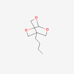 molecular formula C9H16O3 B15368996 4-Butyl-2,6,7-trioxabicyclo(2.2.2)octane CAS No. 60028-09-3