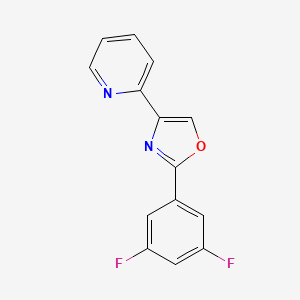 Pyridine, 2-[2-(3,5-difluorophenyl)-4-oxazolyl]-