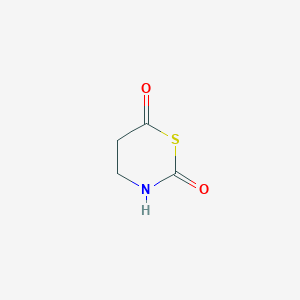 molecular formula C4H5NO2S B15369475 1,3-Thiazinane-2,6-dione CAS No. 34653-21-9