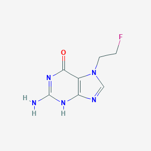 molecular formula C7H8FN5O B153695 7-(2'-Fluoroethyl)guanine CAS No. 125973-91-3