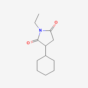 3-Cyclohexyl-1-ethylpyrrolidine-2,5-dione