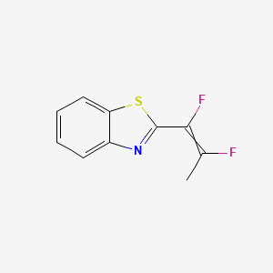 Benzothiazole, 2-(1,2-difluoropropenyl)-