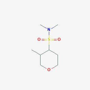 N,N,3-trimethyltetrahydro-2H-pyran-4-sulfonamide