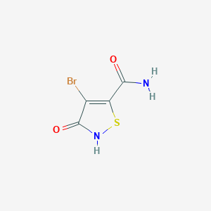 4-bromo-2,3-dihydro-3-oxo-5-Isothiazolecarboxamide