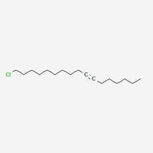 molecular formula C17H31Cl B15369609 17-Chloro-7-heptadecyne CAS No. 56554-75-7