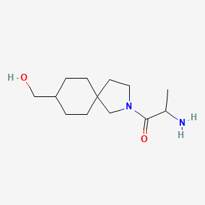 2-Amino-1-(8-(hydroxymethyl)-2-azaspiro[4.5]decan-2-yl)propan-1-one