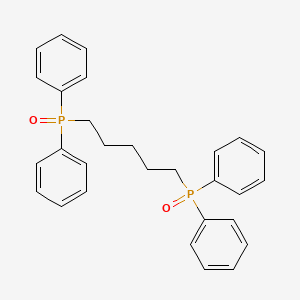 molecular formula C29H30O2P2 B15369670 Diphenyl[5-(diphenylphosphinyl)pentyl]phosphine oxide 