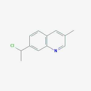 7-(1-Chloroethyl)-3-methylquinoline