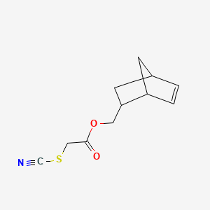 Thiocyanatoacetate bicyclo(2.2.1)hept-5-en-2-ylmethyl ester