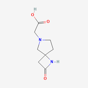 molecular formula C8H12N2O3 B15369814 2-(2-Oxo-1,6-diazaspiro[3.4]octan-6-yl)acetic acid 