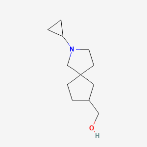 molecular formula C12H21NO B15369819 (2-Cyclopropyl-2-azaspiro[4.4]nonan-7-yl)methanol 