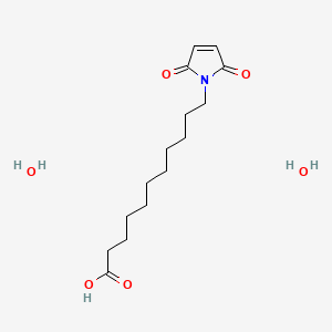 molecular formula C15H27NO6 B15369843 11-Maleimidoundecanoic acid dihydrate CAS No. 57079-02-4