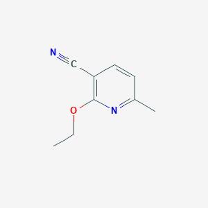 molecular formula C9H10N2O B15369848 3-Cyano-2-ethoxy-6-methylpyridine 