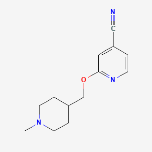 2-[(1-Methyl-4-piperidyl)methoxy]pyridine-4-carbonitrile