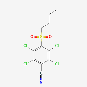 4-Butylsulfonyl-2,3,5,6-tetrachlorobenzonitrile