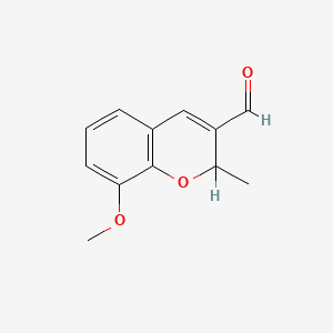 8-Methoxy-2-methyl-2H-1-benzopyran-3-carboxaldehyde