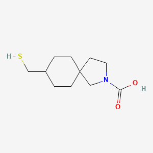 8-(Mercaptomethyl)-2-azaspiro[4.5]decane-2-carboxylic acid