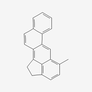 molecular formula C21H16 B15369966 Cholanthrene, 5-methyl- CAS No. 63041-78-1