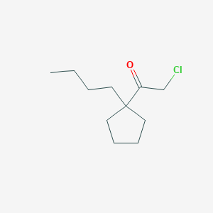 1-(1-Butylcyclopentyl)-2-chloroethan-1-one